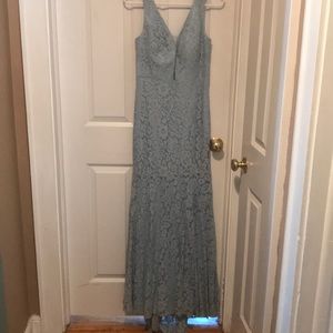Gorgeous baby blue long dress